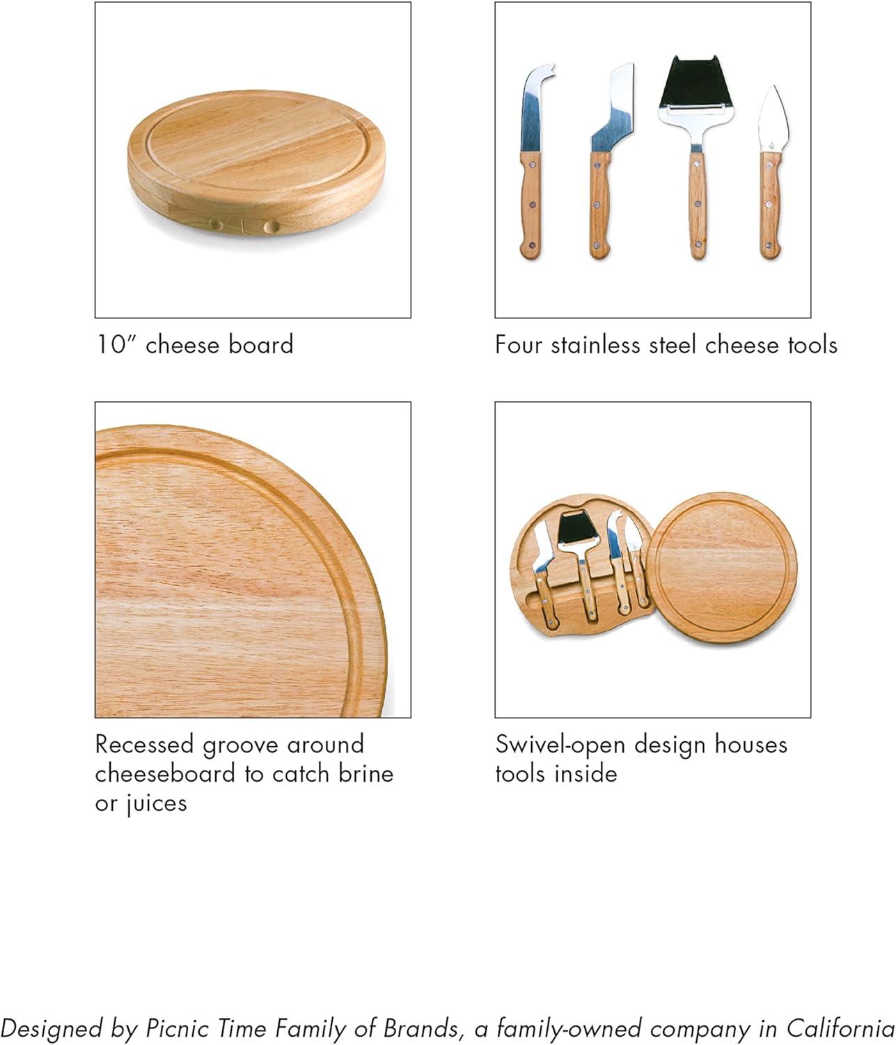imagePICNIC TIME NHL Boston Bruins Circo Cheese Board and Knife Set Charcuterie Board Set Wood Cutting Board