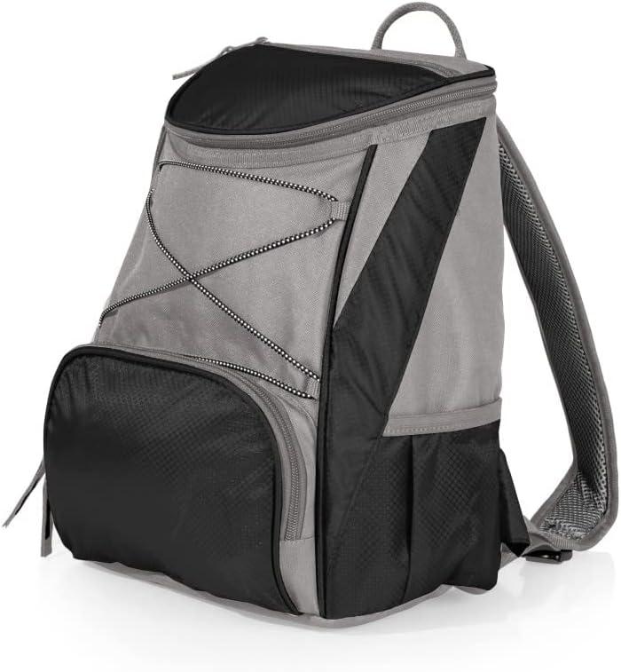 imagePICNIC TIME NHL Colorado Avalanche PTX Backpack Cooler Soft Cooler Backpack Insulated Lunch Bag Black With Gray Accents