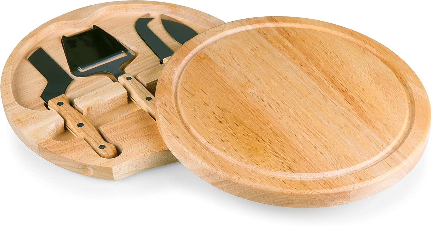 imagePICNIC TIME NHL Columbus Blue Jackets Circo Cheese Board and Knife Set Charcuterie Board Set Wood Cutting Board