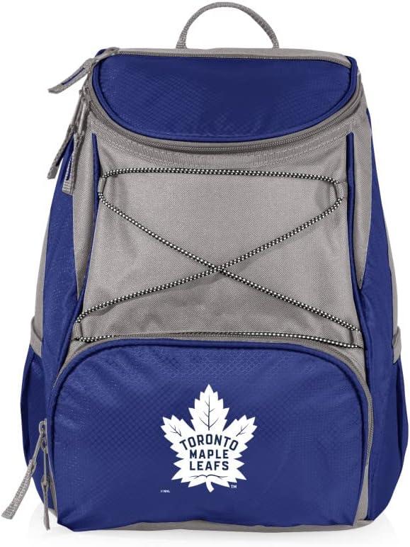 imagePICNIC TIME NHL UnisexAdult NHL PTX Backpack CoolerNavy Blue with Gray Accents