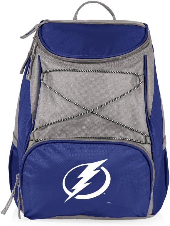 imagePICNIC TIME NHL UnisexAdult NHL PTX Backpack CoolerNavy Blue with Gray Accents