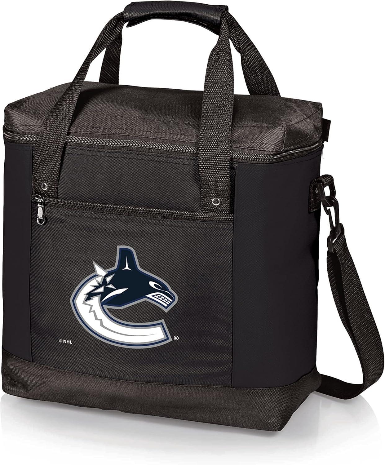 imagePicnic TIME NHL UnisexAdult NHL Montero Tote Cooler Bag Soft Cooler Bag Picnic ToteBlack