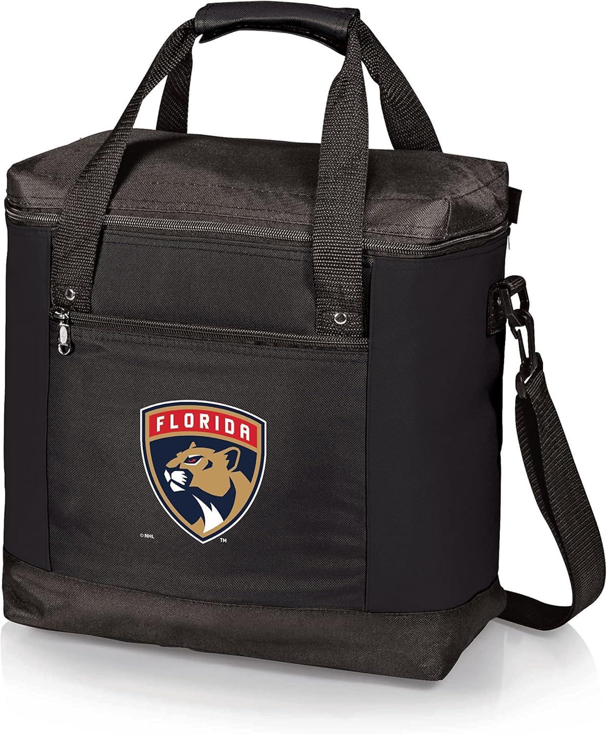 imagePicnic TIME NHL UnisexAdult NHL Montero Tote Cooler Bag Soft Cooler Bag Picnic ToteBlack