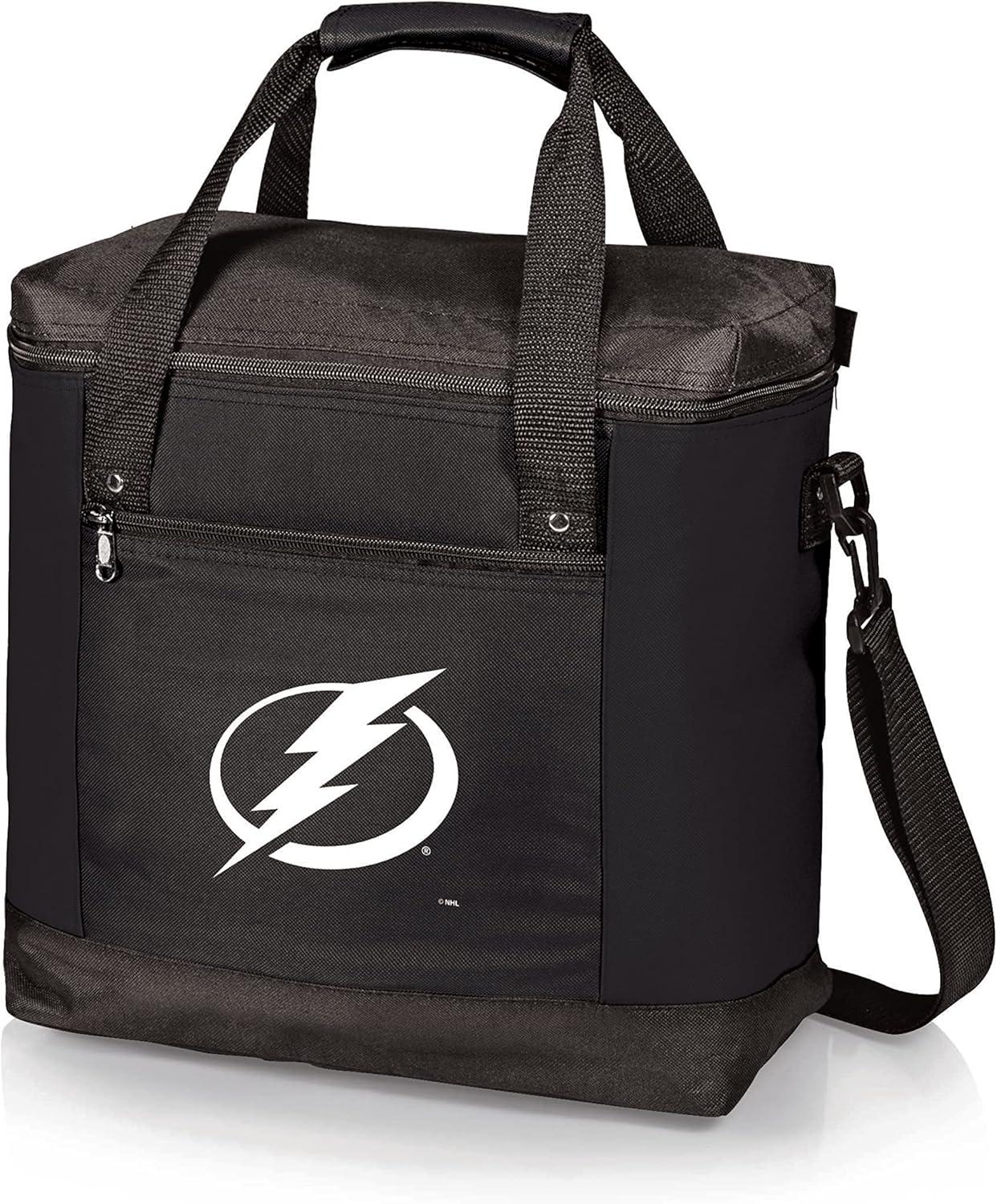 imagePicnic TIME NHL UnisexAdult NHL Montero Tote Cooler Bag Soft Cooler Bag Picnic ToteBlack