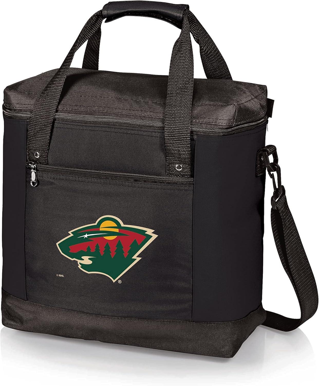 imagePicnic TIME NHL UnisexAdult NHL Montero Tote Cooler Bag Soft Cooler Bag Picnic ToteBlack