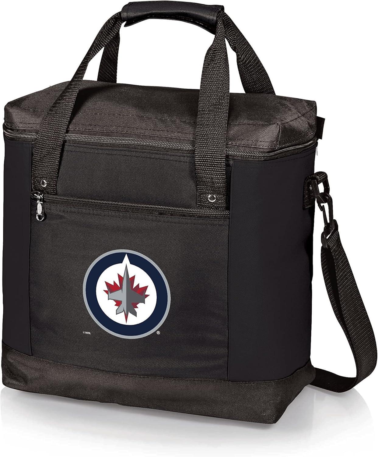 imagePicnic TIME NHL UnisexAdult NHL Montero Tote Cooler Bag Soft Cooler Bag Picnic ToteBlack