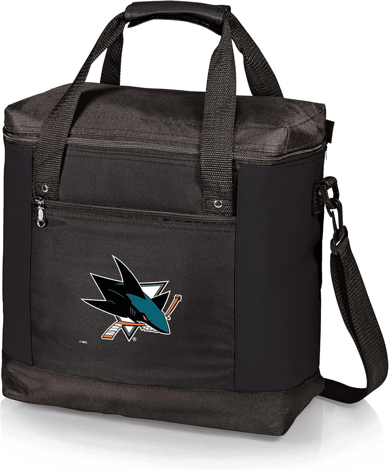 imagePicnic TIME NHL UnisexAdult NHL Montero Tote Cooler Bag Soft Cooler Bag Picnic ToteBlack