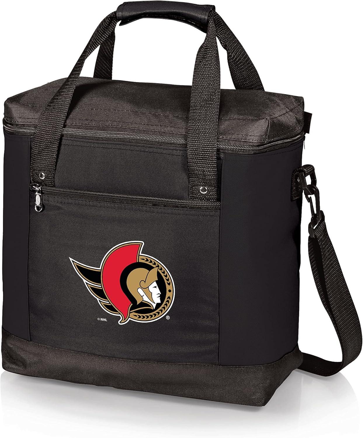 imagePicnic TIME NHL UnisexAdult NHL Montero Tote Cooler Bag Soft Cooler Bag Picnic ToteBlack