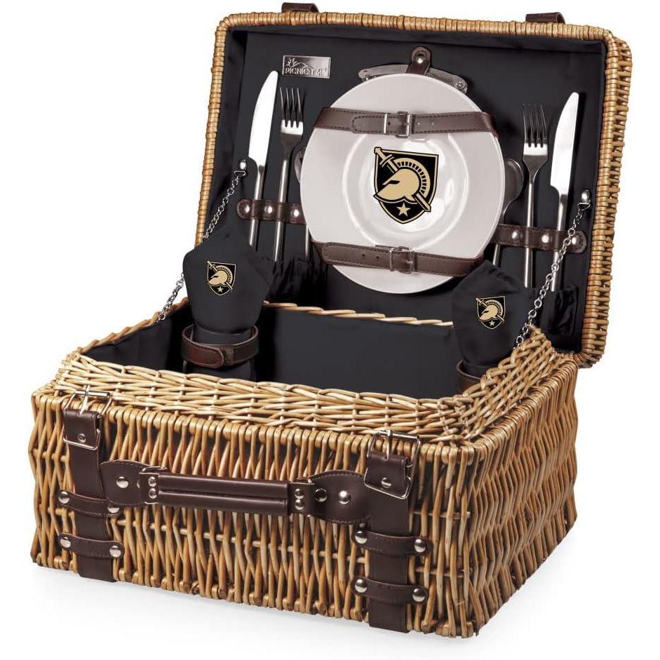 imageNCAA Army Black Knights Champion Picnic Basket with Deluxe Service for Two