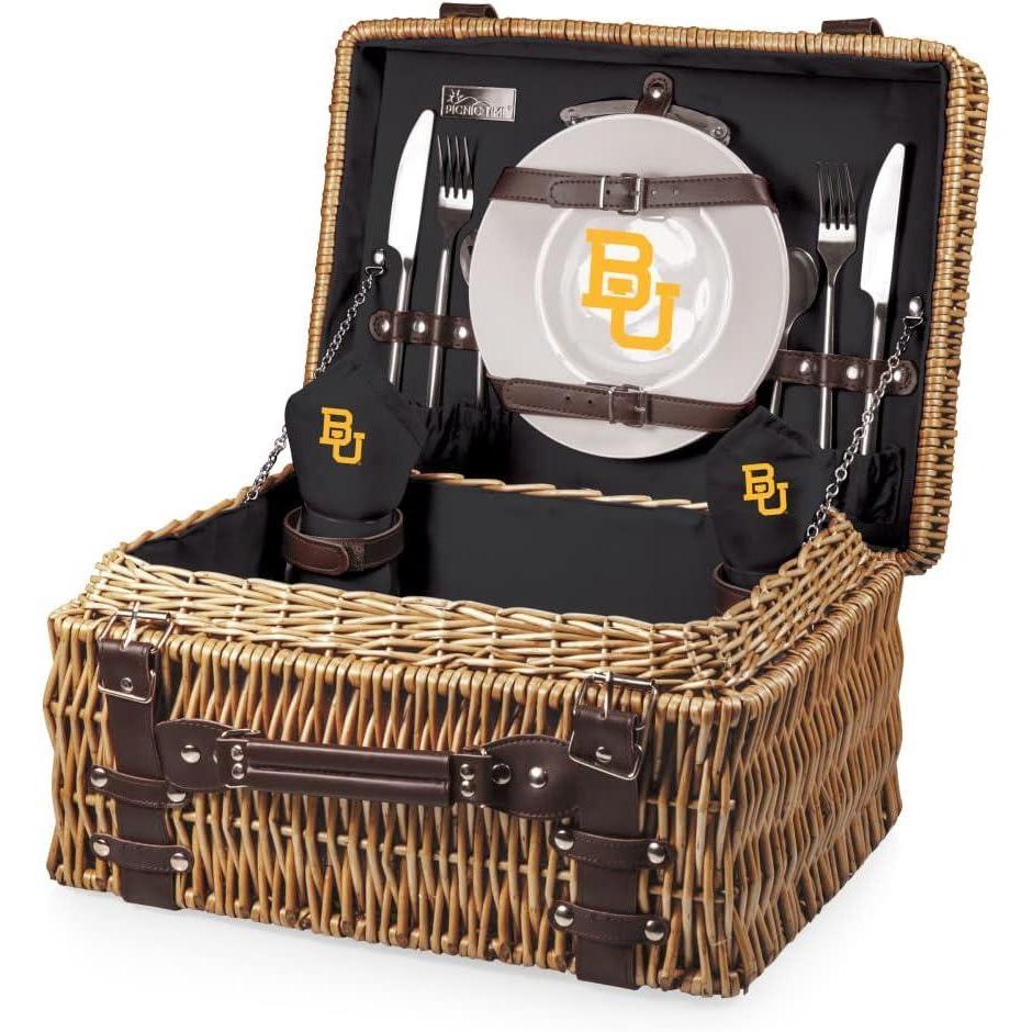 imageNCAA Baylor Bears Champion Picnic Basket with Deluxe Service for Two