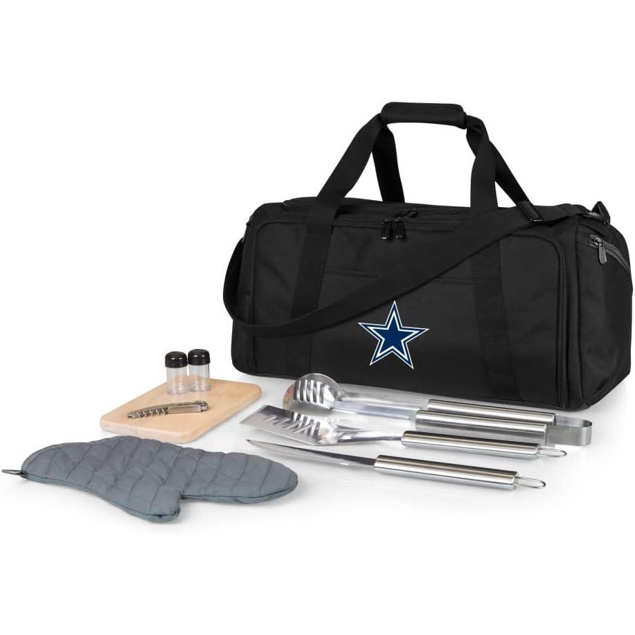 imageNFL BBQ KitCooler Tote with Barbecue and Picnic AccessoriesDallas Cowboys