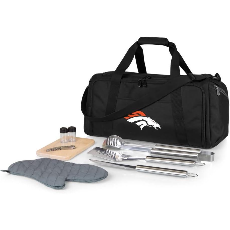 imageNFL BBQ KitCooler Tote with Barbecue and Picnic AccessoriesDenver Broncos