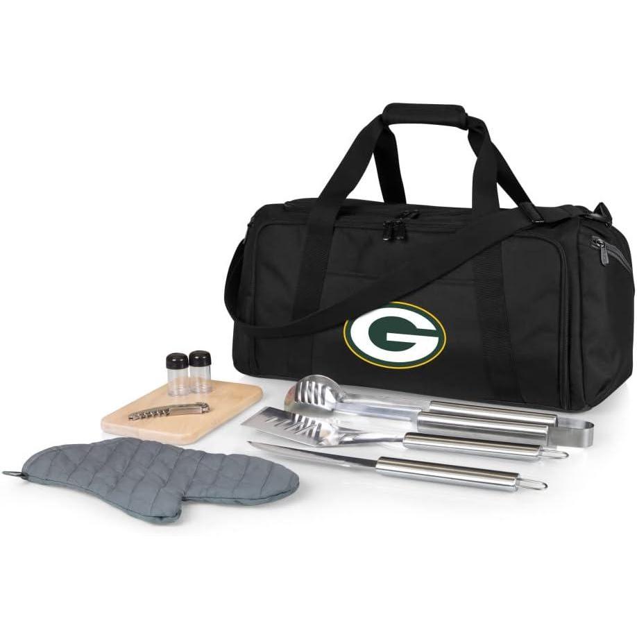 imageNFL BBQ KitCooler Tote with Barbecue and Picnic AccessoriesGreen Bay Packers
