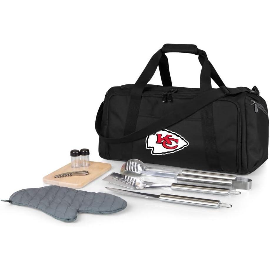 imageNFL BBQ KitCooler Tote with Barbecue and Picnic AccessoriesKansas City Chiefs