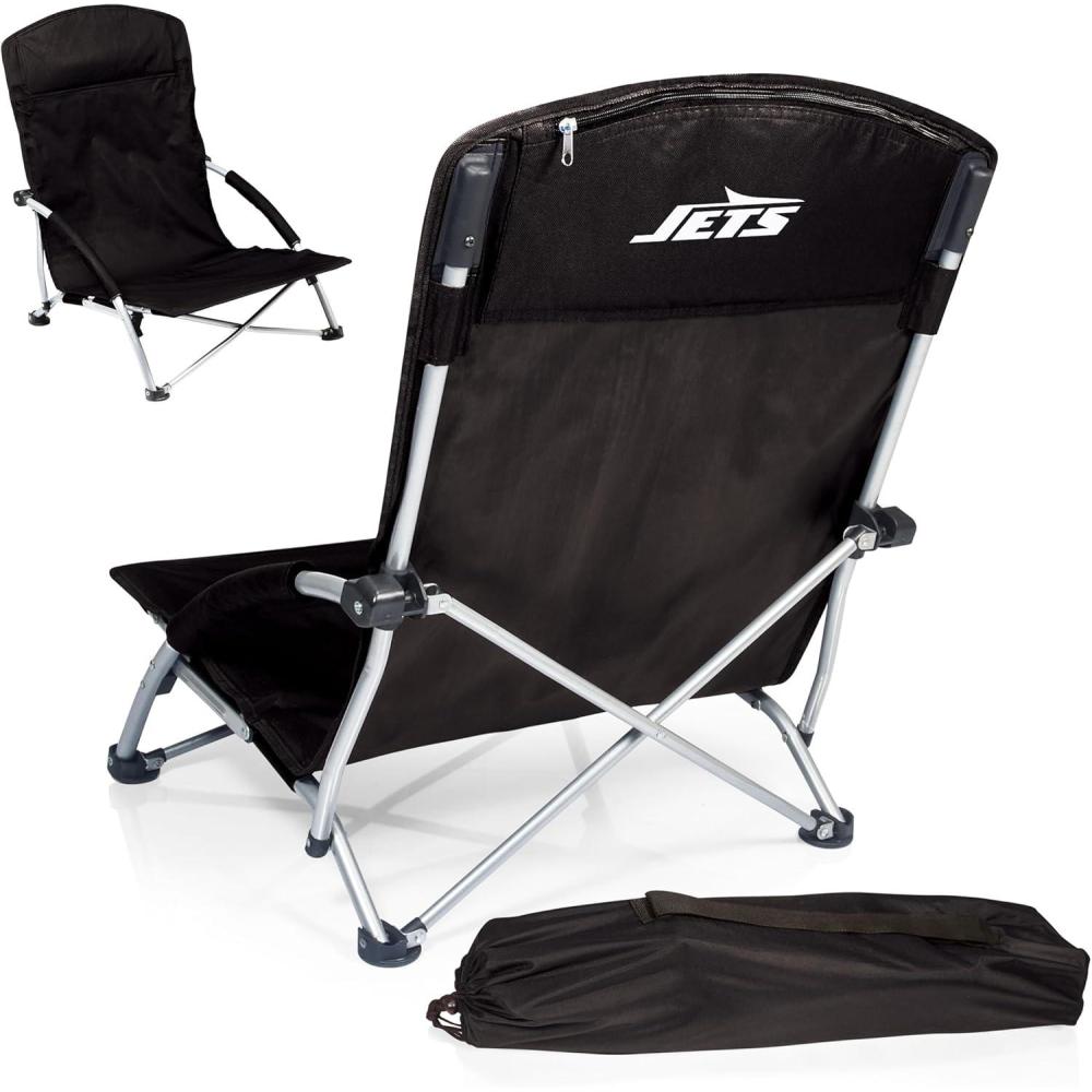 imageNFL Tranquility Beach Chair with Carry Bag Low Beach Chair for Adults Low Lawn Chair