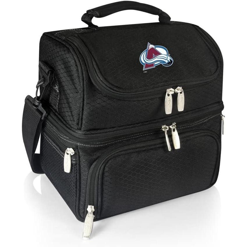 imageNHL Colorado Avalanche Pranzo Lunch Bag Insulated Lunch Box with Picnic Set Lunch Cooler Bag
