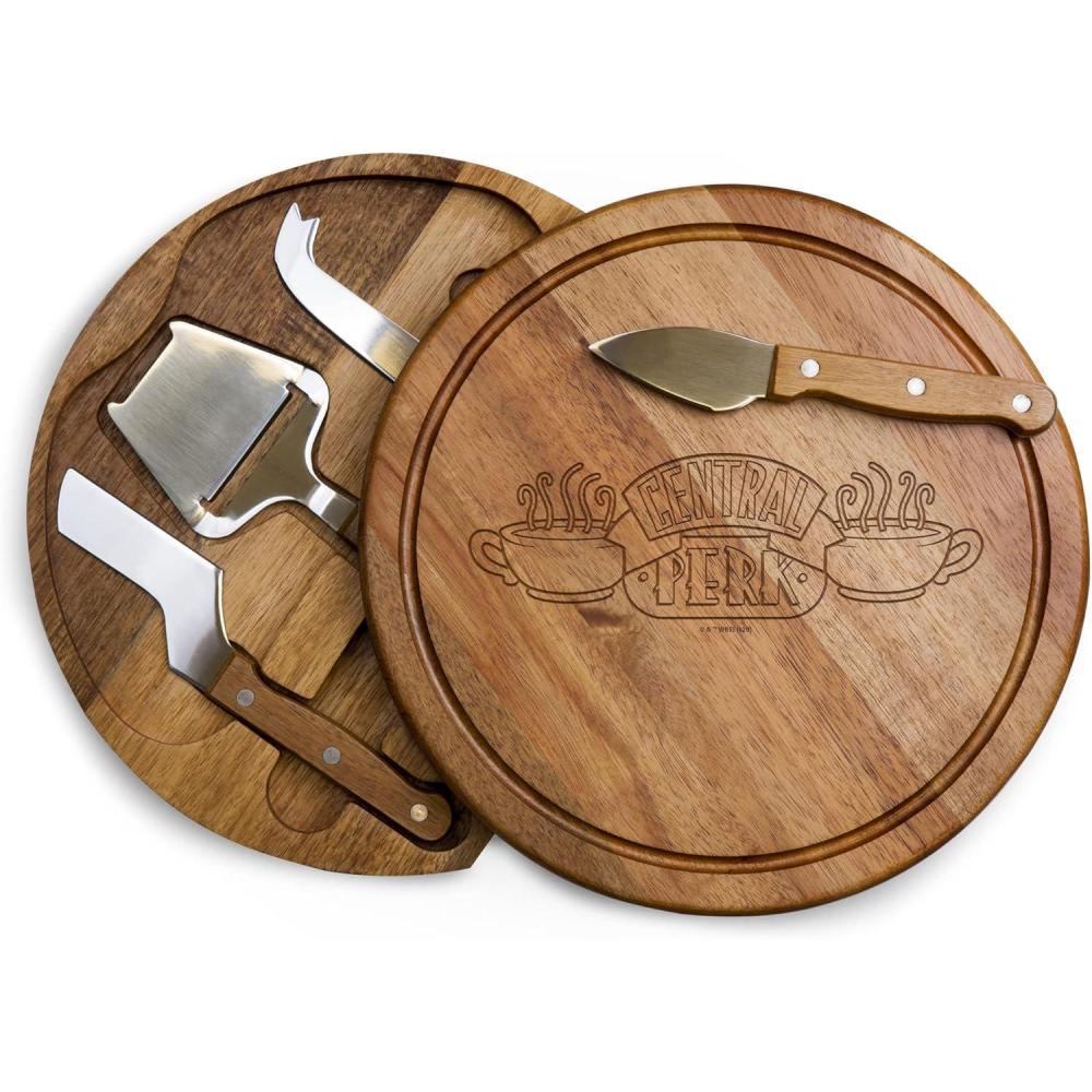 imagePICNIC TIME Disney Lilo ampamp Stitch Acacia Circo Cheese Board and Knife Set Charcuterie Board Set Wood Cutting Board Acacia WoodWarner Bro Friends Central Perk Acacia Wood