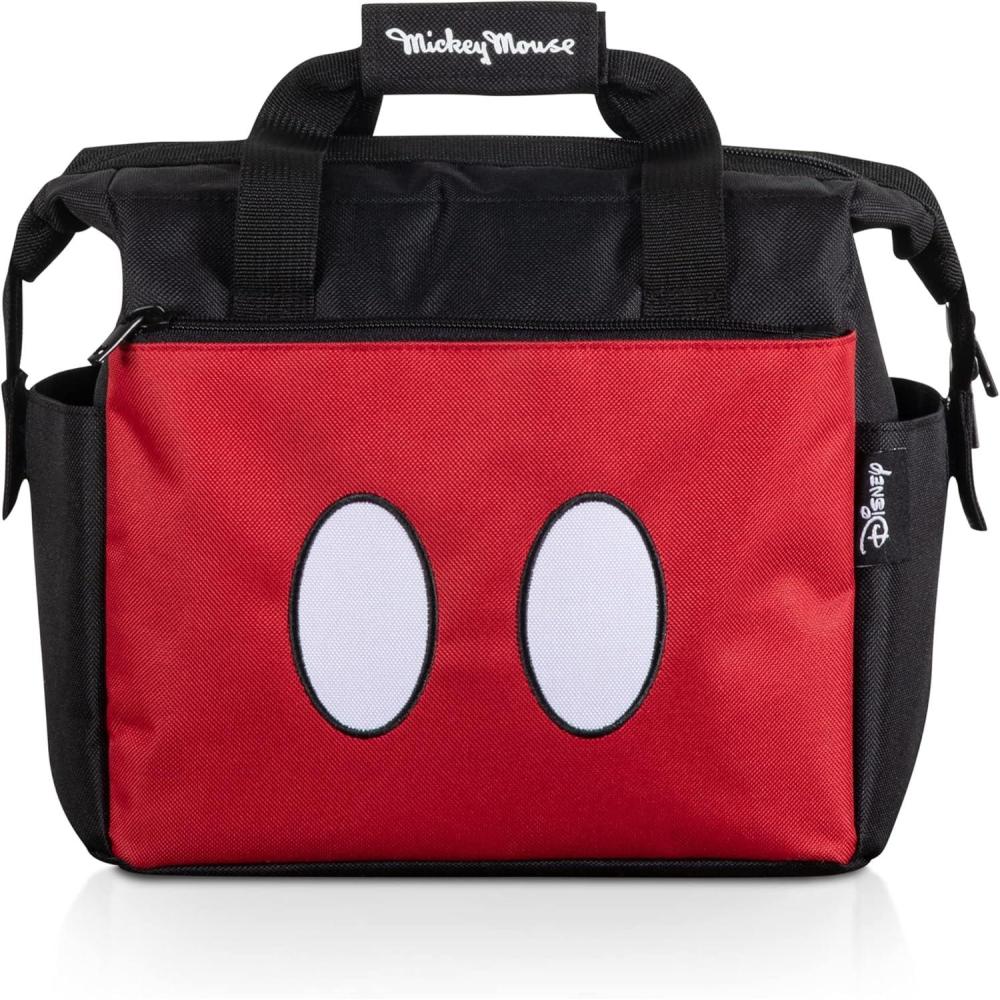 imagePICNIC TIME Disney Lilo ampamp Stitch Drool On The Go Lunch Bag Soft Cooler Lunch Box Insulated Lunch Bag BlackDisney Mickey Mouse Black with Red Pattern