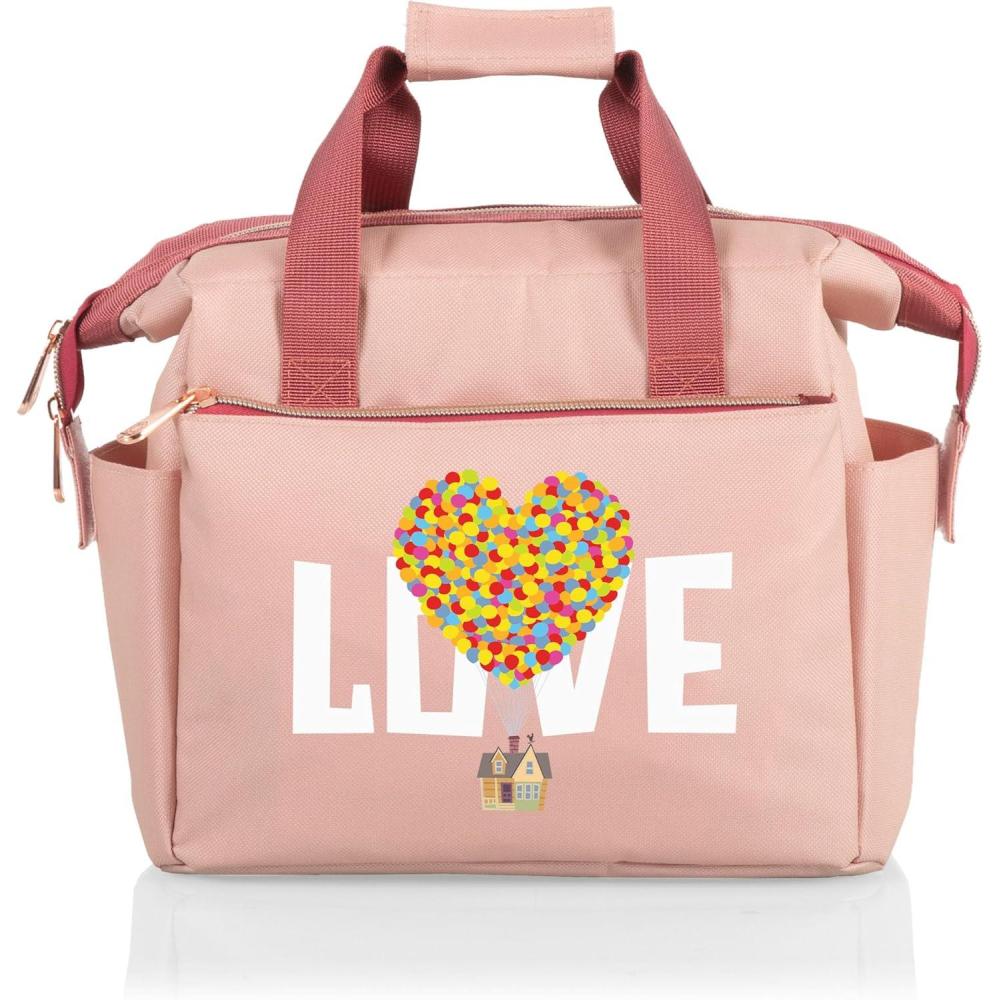 imagePICNIC TIME Disney Lilo ampamp Stitch Drool On The Go Lunch Bag Soft Cooler Lunch Box Insulated Lunch Bag BlackDisney Pixar UP Pink