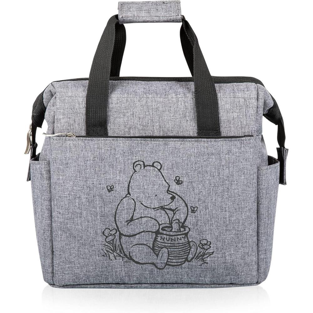 imagePICNIC TIME Disney Lilo ampamp Stitch Drool On The Go Lunch Bag Soft Cooler Lunch Box Insulated Lunch Bag BlackDisney Winnie the Pooh Heathered Gray