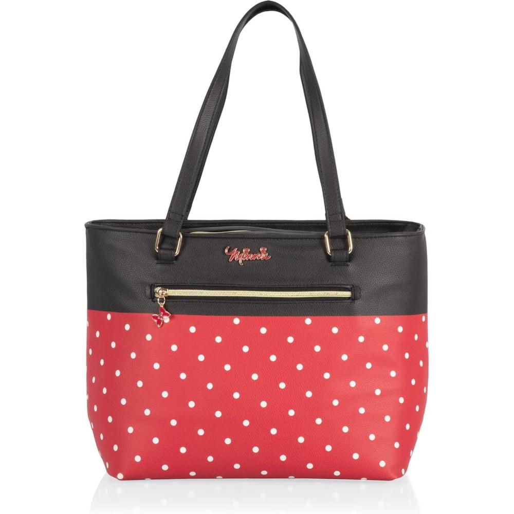 imagePICNIC TIME Disney Lilo ampamp Stitch Uptown Cooler Tote Bag Insulated Lunch Bag Stylish Beach Bag Soft Cooler BlackDisney Minnie Mouse Black