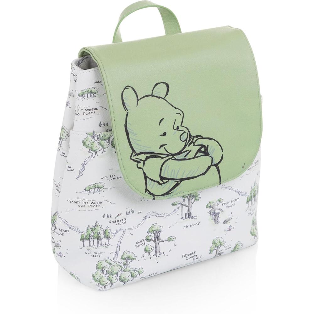 imagePICNIC TIME Disney Mickey Mouse Downtown Mini Cooler Backpack Insulated Lunch Bag Stylish Beach Bag Soft Cooler BlackDisney Winnie the Pooh White Light Green