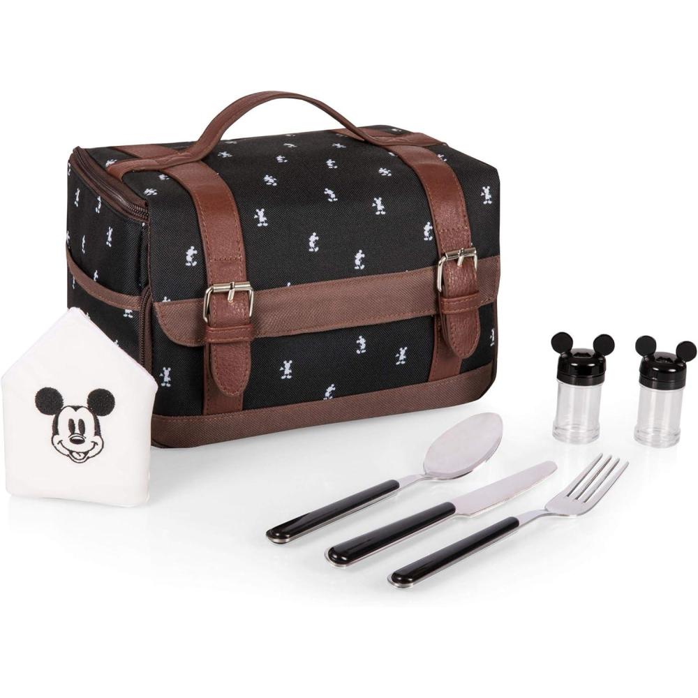 imagePICNIC TIME Disney Mickey Mouse Lunch Box Insulated Lunch Bag for Adults Kids ampamp Men Lunch Tote Cooler with Utensil Set ampamp Napkin Portable Lunchbox for Work School ampamp Travel Mickey Mouse PatternDisney Mickey Mouse Mickey Mouse Pattern