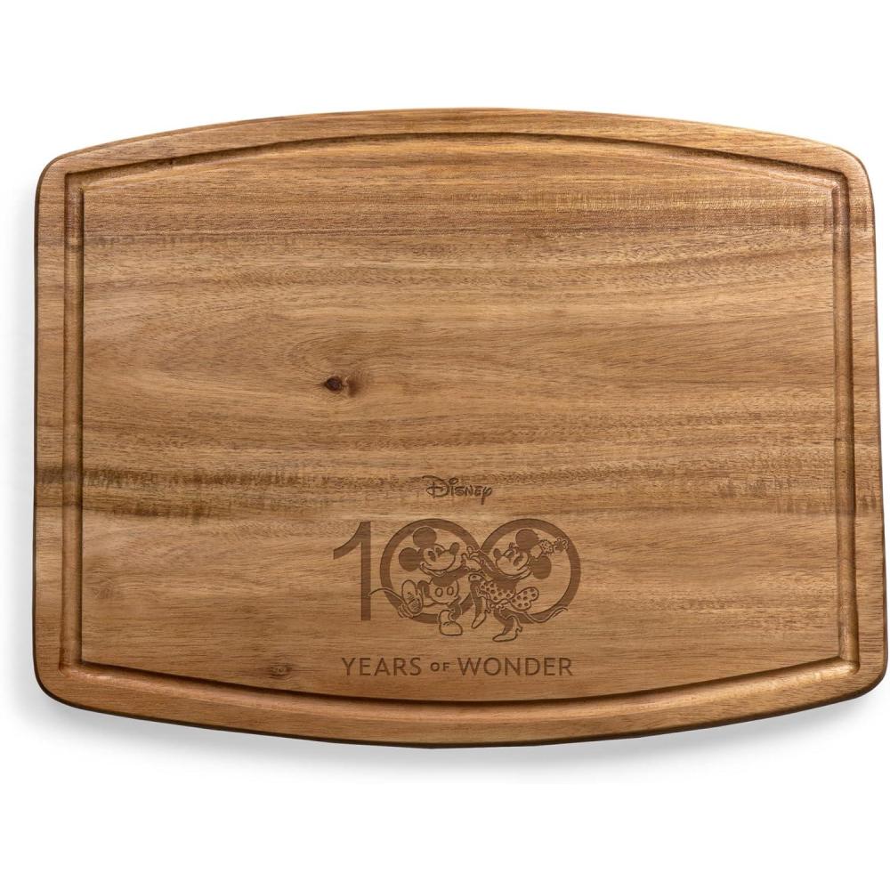 imagePICNIC TIME Disney Mickey Mouse Pumpkin Face Ovale Acacia Cutting Board Serving Board Charcuterie Board Acacia WoodDisney 100 Acacia Wood