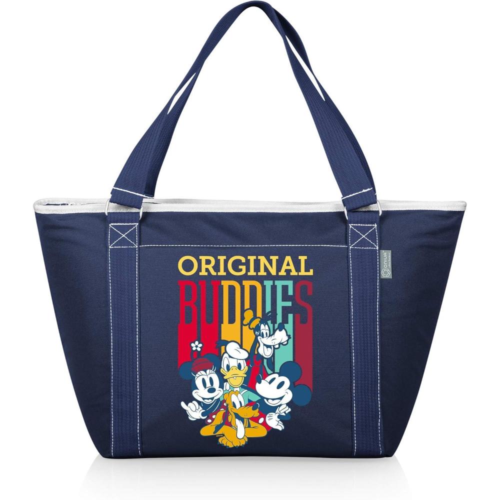 imagePICNIC TIME Disney Mickey Mouse Topanga Tote Cooler Bag Soft Cooler Bag Picnic CoolerDisney Mickey Mouse  Friends  Navy Blue