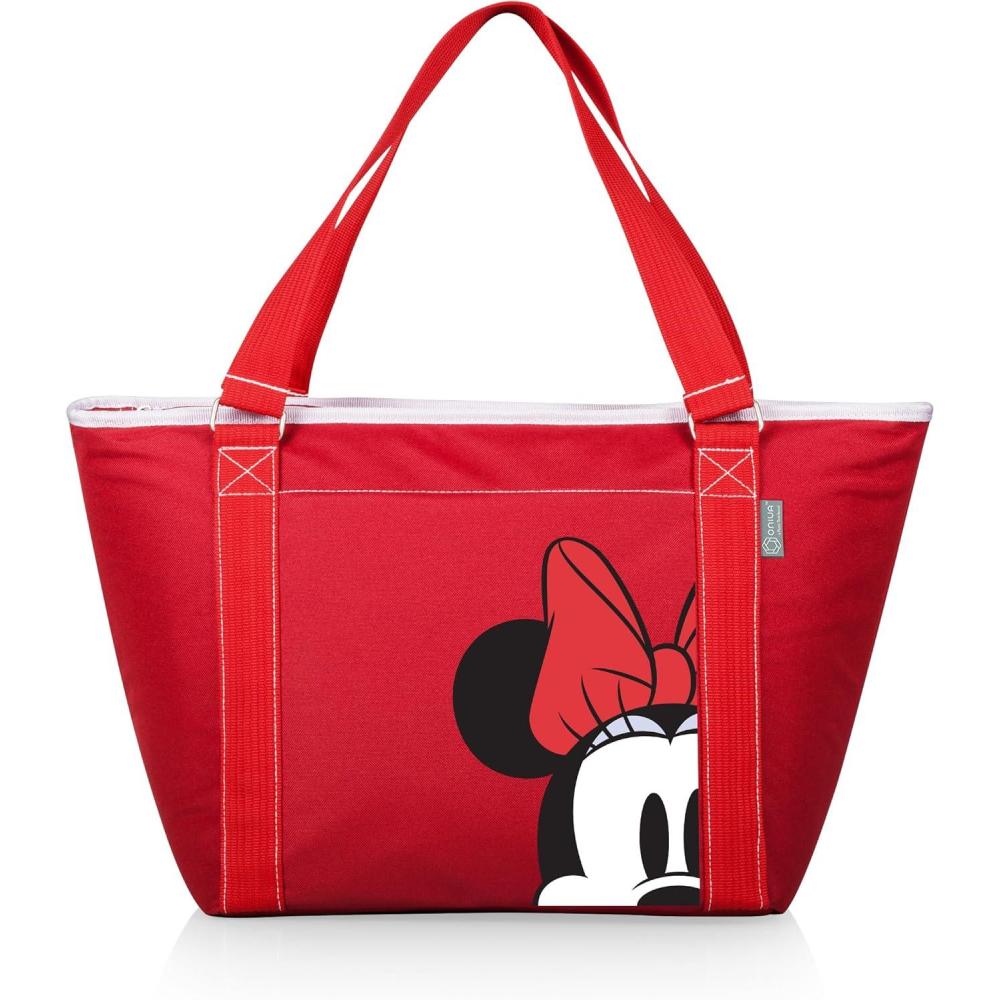 imagePICNIC TIME Disney Mickey Mouse Topanga Tote Cooler Bag Soft Cooler Bag Picnic CoolerDisney Minnie Mouse Red
