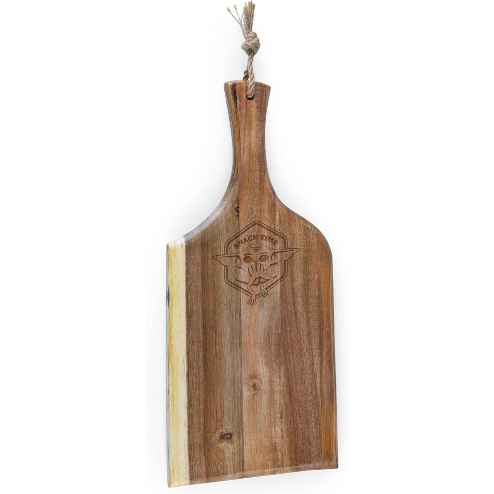 imagePICNIC TIME Disney Mickey Mouse ampamp Minnie Mouse Artisan 24quot Acacia Charcuterie Board with Raw Wood Edge Cheese Board Serving Platter Acacia WoodGrogu Acacia Wood
