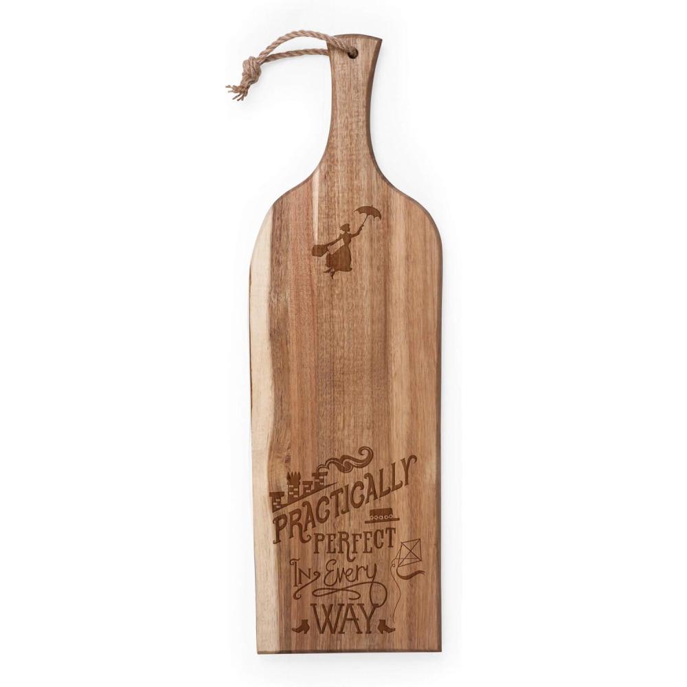 imagePICNIC TIME Disney Mickey Mouse ampamp Minnie Mouse Artisan 24quot Acacia Charcuterie Board with Raw Wood Edge Cheese Board Serving Platter Acacia WoodMary Poppins Acacia Wood