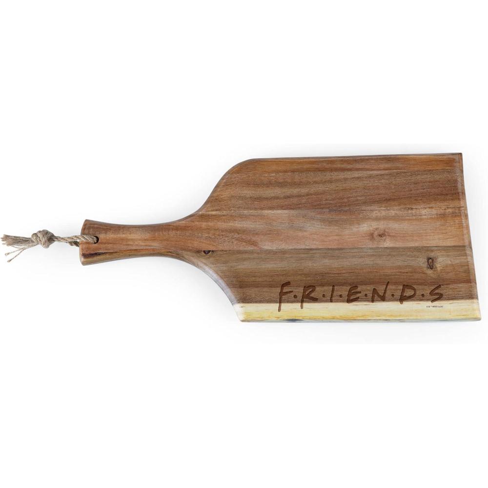 imagePICNIC TIME Disney Mickey Mouse ampamp Minnie Mouse Artisan 24quot Acacia Charcuterie Board with Raw Wood Edge Cheese Board Serving Platter Acacia WoodWarner Bro Friends Acacia Wood