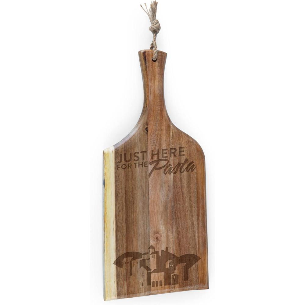 imagePICNIC TIME Disney Mickey Mouse ampamp Minnie Mouse Artisan 24quot Acacia Charcuterie Board with Raw Wood Edge Cheese Board Serving Platter Acacia WoodDisney Pixar Luca Acacia Wood