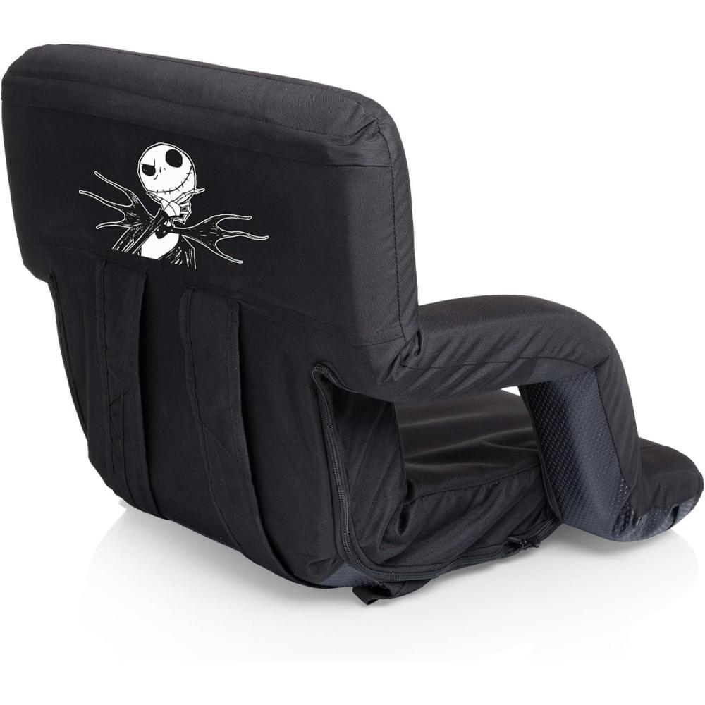 imagePICNIC TIME Disney Pixar Cars Lightning McQueen Ventura Reclining Stadium Seat with Back Support Bleacher Seat Beach Floor Chair RedDisney Nightmare Before Christmas Jack Black