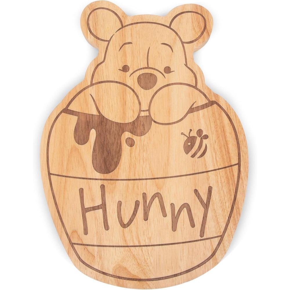 imagePICNIC TIME Disney Winnie the Pooh Serving Board Charcuterie Board Set Wood Cutting Board Parawood