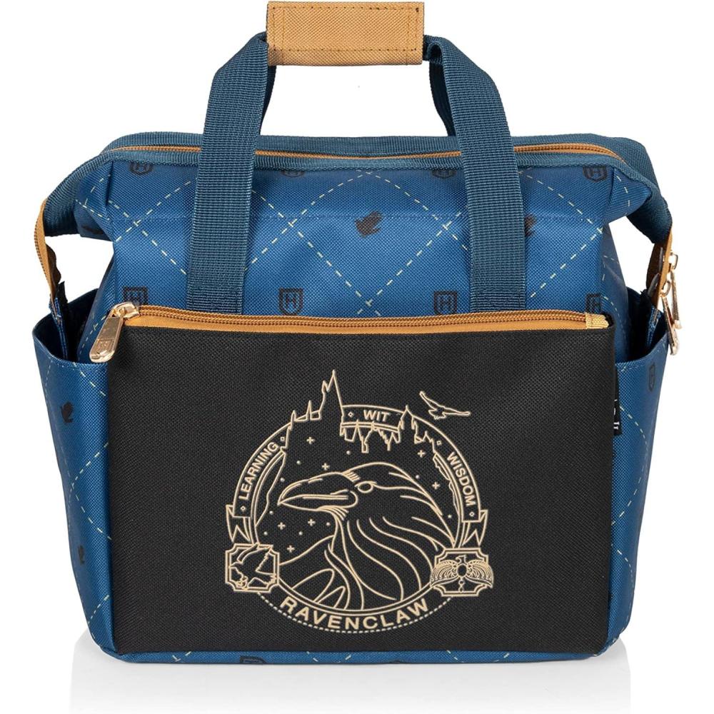 imagePICNIC TIME Harry Potter Gryffindor On The Go Lunch Cooler Soft Cooler Lunch Box Insulated Lunch Bag Black with Red AccentsHarry Potter Ravenclaw Black with Blue Accents