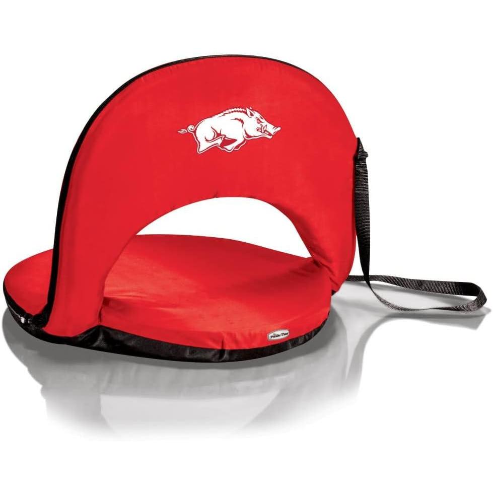 imagePICNIC TIME NCAA Arkansas Razorbacks Oniva Stadium Seat Reclining Bleacher Seat with Back Support Beach Seat