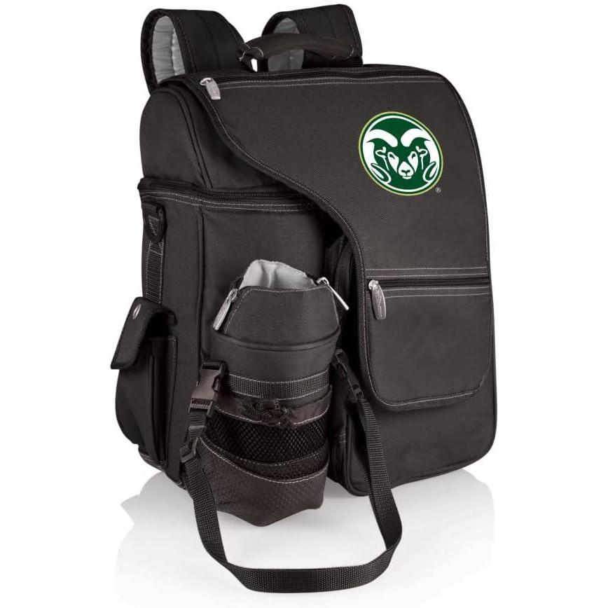 imagePICNIC TIME NCAA Arkansas Razorbacks Turismo Backpack Cooler with Water Bottle Carrier Soft Cooler Backpack Travel Cooler BagBlack