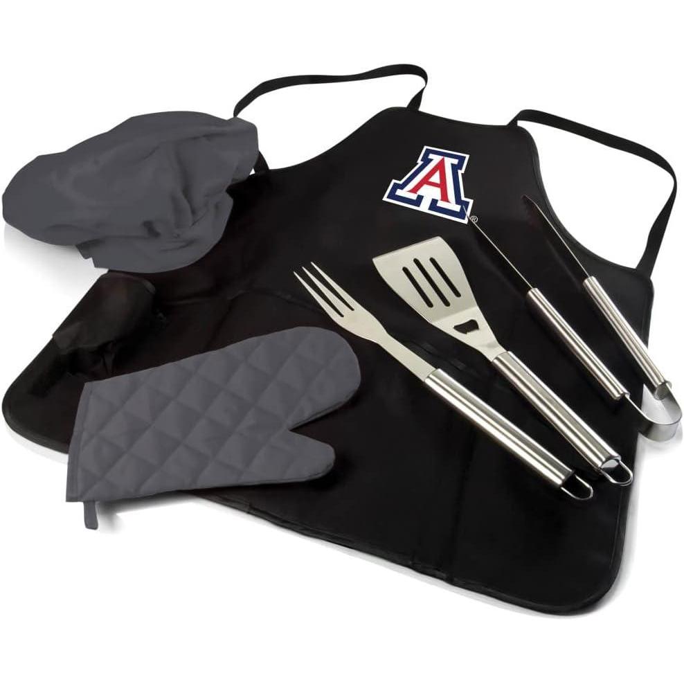 imagePICNIC TIME NCAA BBQ Apron Tote Pro Grill SetArizona Wildcats