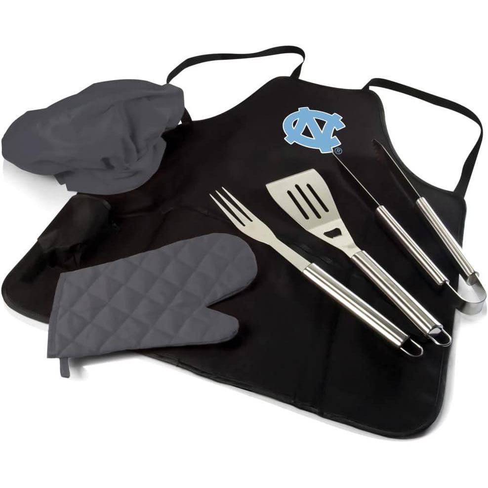 imagePICNIC TIME NCAA BBQ Apron Tote Pro Grill SetNorth Carolina Tar Heels