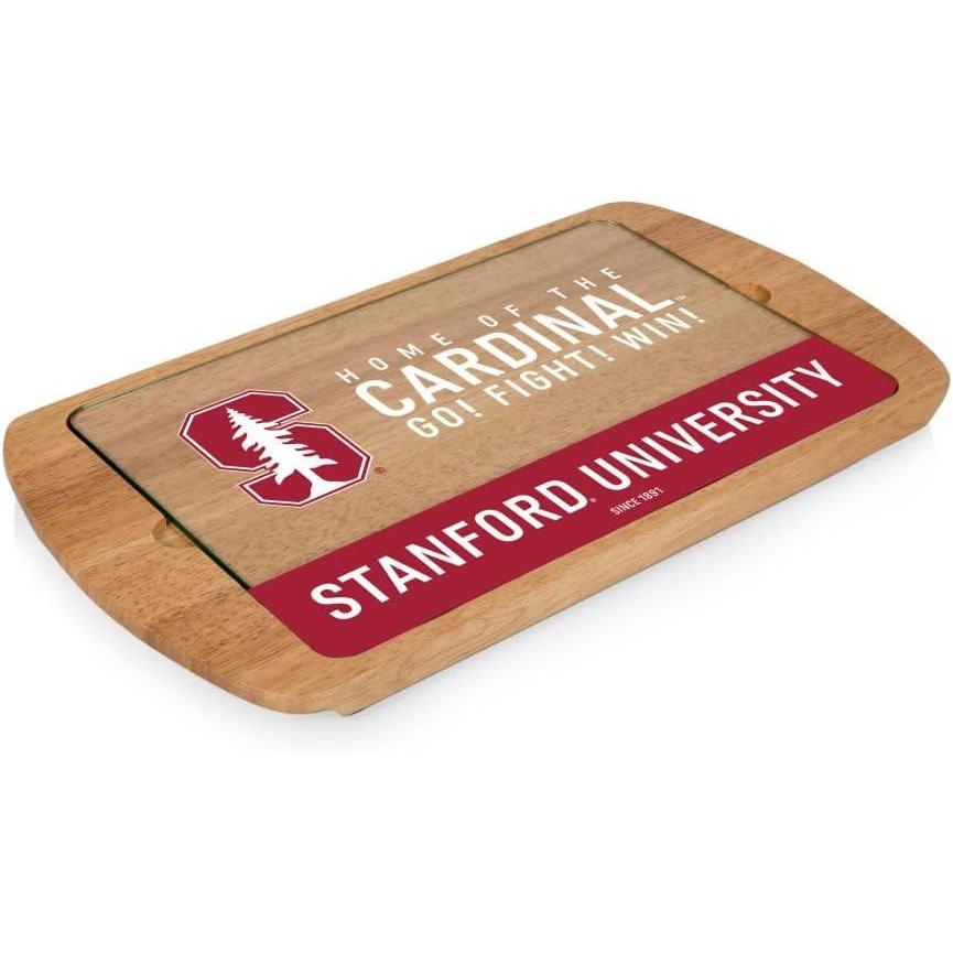 imagePICNIC TIME NCAA Billboard Glass Top Cheese Board Serving Platter Cheese Boards Charcuterie Boards ParawoodStanford Cardinal