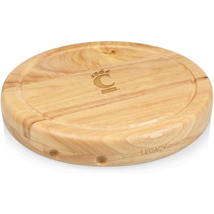imagePICNIC TIME NCAA Circo Cheese Board and Knife Set Charcuterie Board Set Wood Cutting BoardCincinnati Bearcats