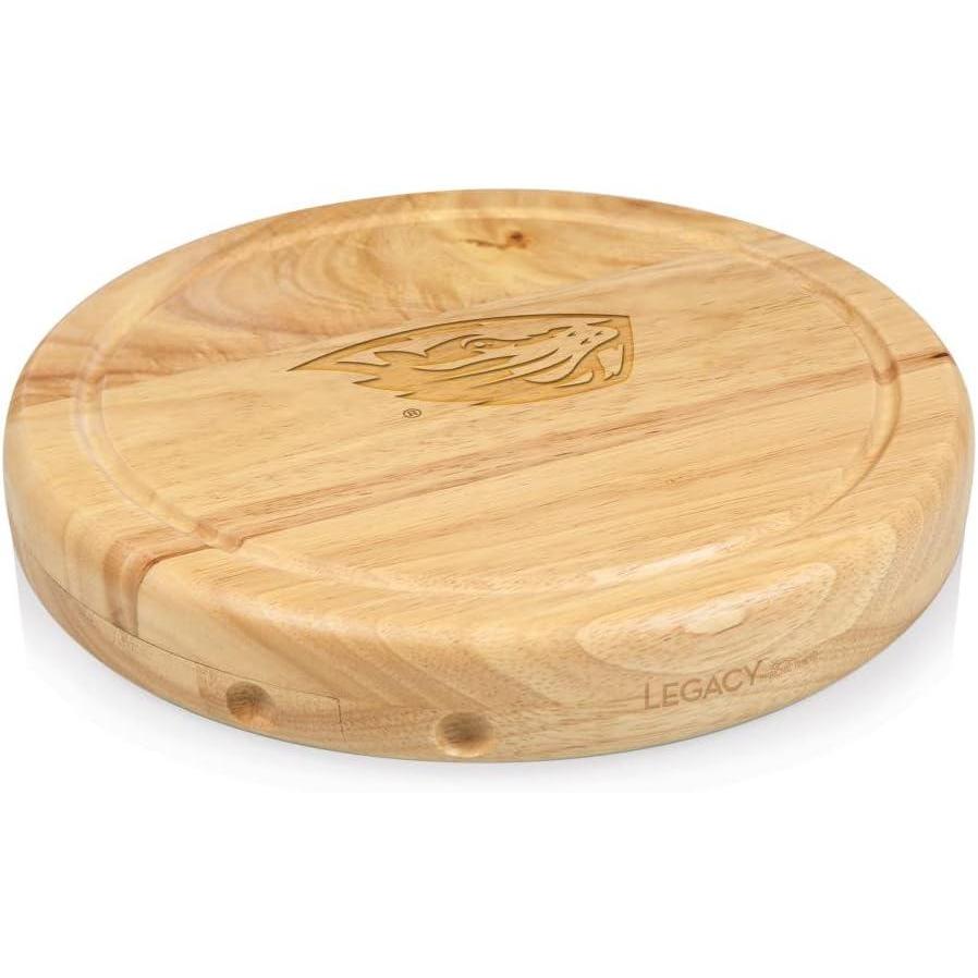 imagePICNIC TIME NCAA Circo Cheese Board and Knife Set  Charcuterie Board Set  Wood Cutting BoardOregon State Beavers