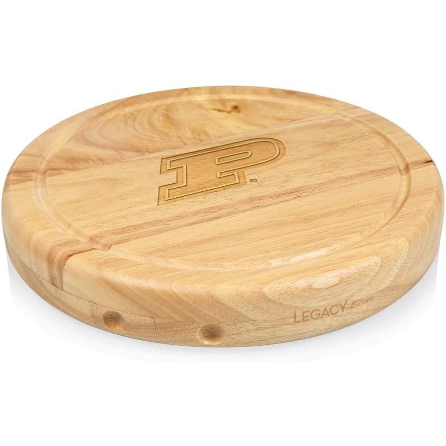 imagePICNIC TIME NCAA Circo Cheese Board and Knife Set Charcuterie Board Set Wood Cutting BoardPurdue Boilermakers