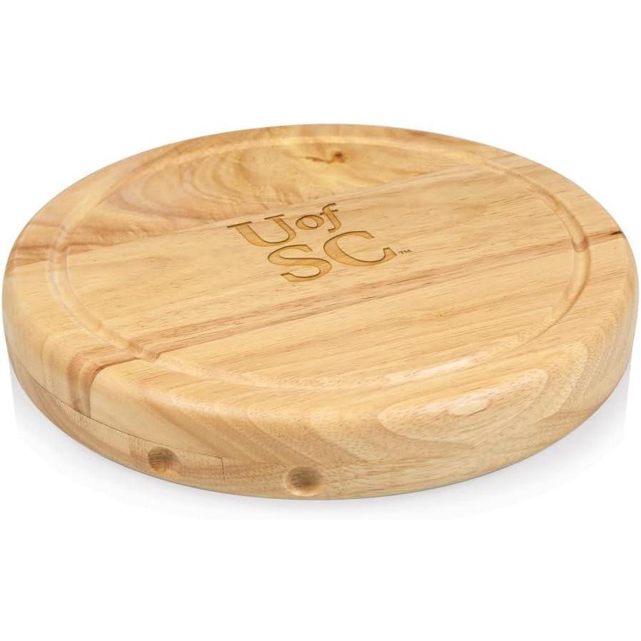 imagePICNIC TIME NCAA Circo Cheese Board and Knife Set Charcuterie Board Set Wood Cutting BoardSouth Carolina Fighting Gamecocks