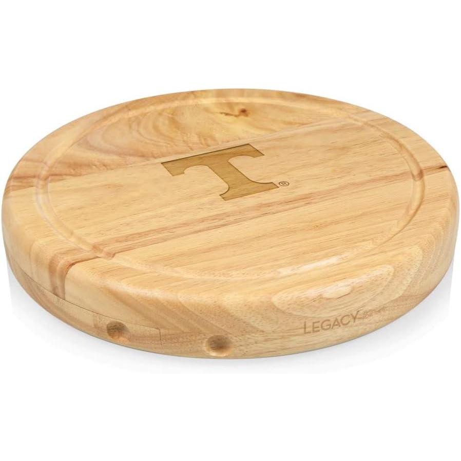 imagePICNIC TIME NCAA Circo Cheese Board and Knife Set  Charcuterie Board Set  Wood Cutting BoardTennessee Volunteers