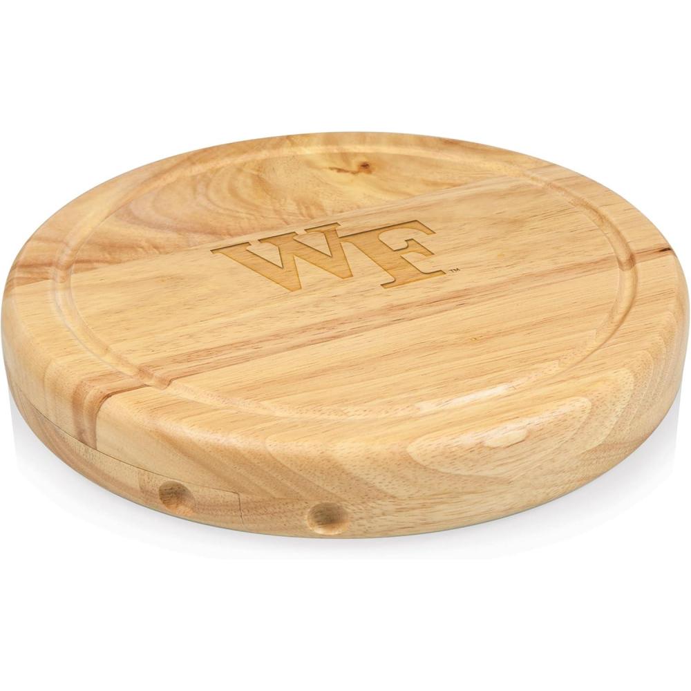 imagePICNIC TIME NCAA Circo Cheese Board and Knife Set Charcuterie Board Set Wood Cutting BoardWake Forest Demon Deacons