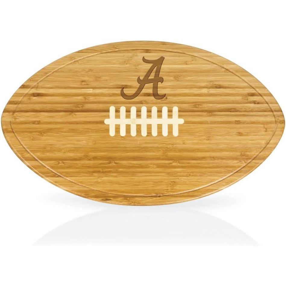 imagePICNIC TIME NCAA Football Cheese Board  Novelty Charcuterie Board  Serving Platter Cheese Boards Charcuterie Boards Wood Cutting Board BambooAlabama Crimson Tide
