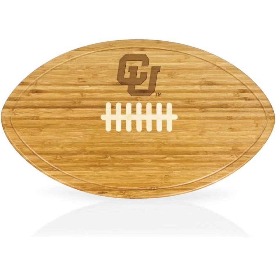 imagePICNIC TIME NCAA Football Cheese Board  Novelty Charcuterie Board  Serving Platter Cheese Boards Charcuterie Boards Wood Cutting Board BambooColorado Buffaloes
